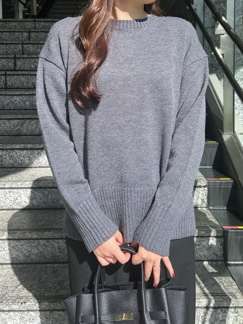 Risaさんの「OPAQUE.CLIP｜ウォームタッチ イージーワイドパンツ【洗濯機洗OK／ストレッチ】≪SS～LL≫」を使ったコーディネート