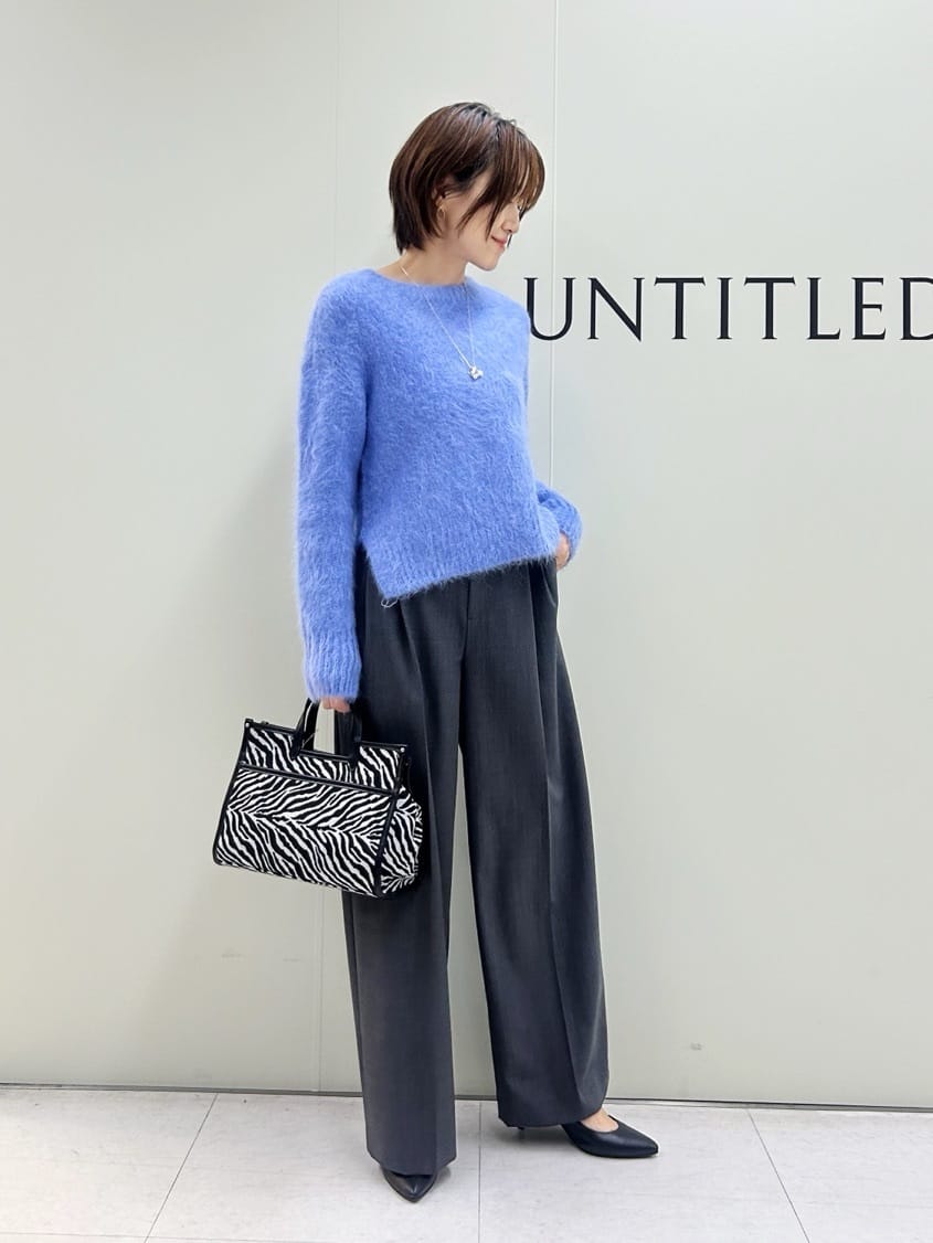 Mikiさんの「UNTITLED｜【ゆったり】アルパカ混シャギーニット」を使ったコーディネート
