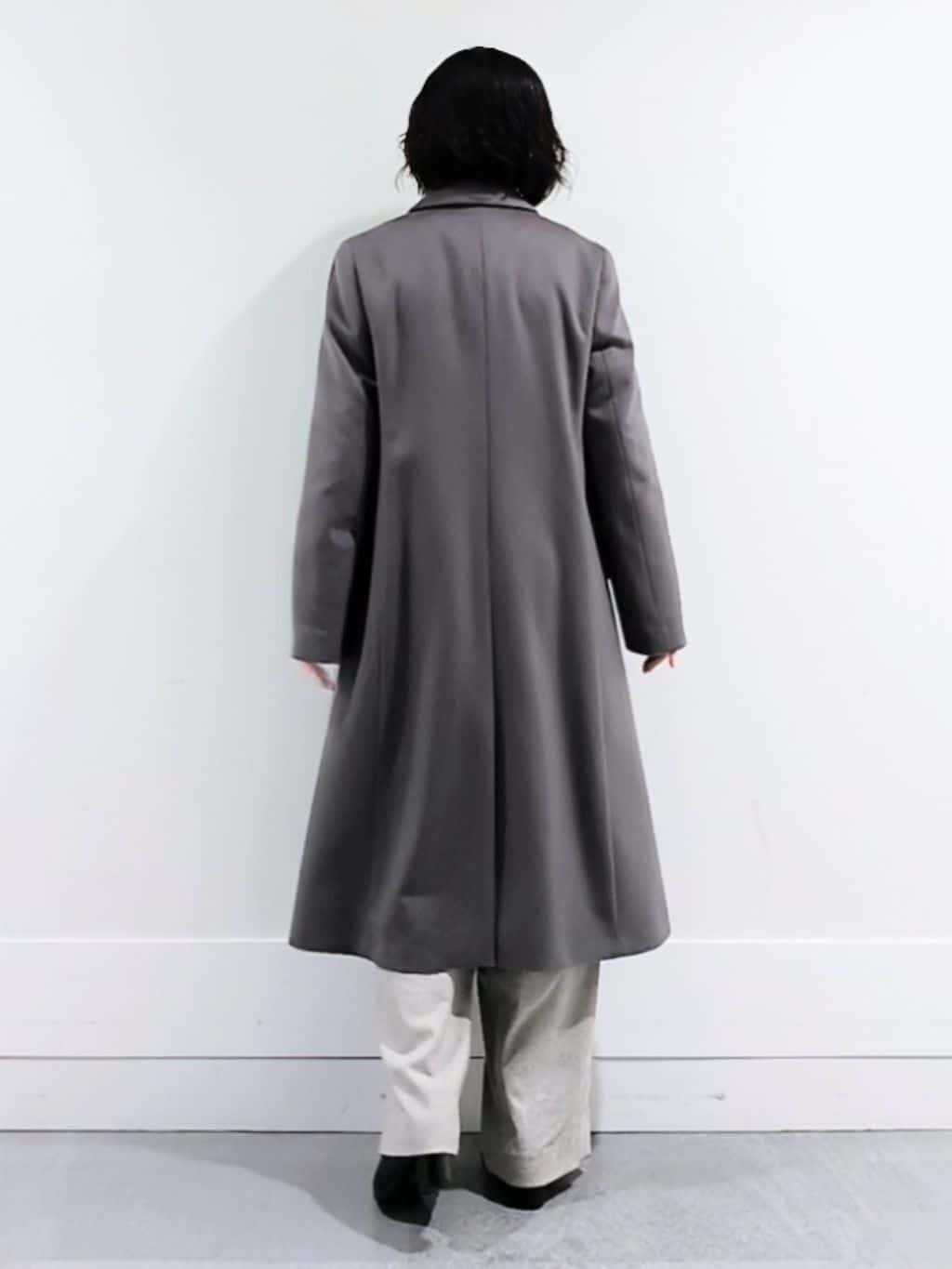 ミズタさんの「UNTITLED｜【スタイリッシュ／オンオフ兼用】ウールチェスターコート」を使ったコーディネート