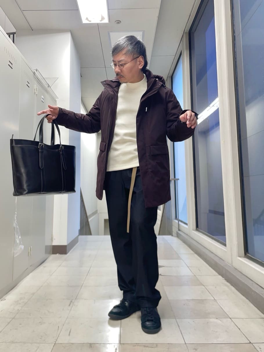 MAKOTO AIさんの「TAKEO KIKUCHI｜【None Of Stress】ストレッチ ダウンブルゾン」を使ったコーディネート