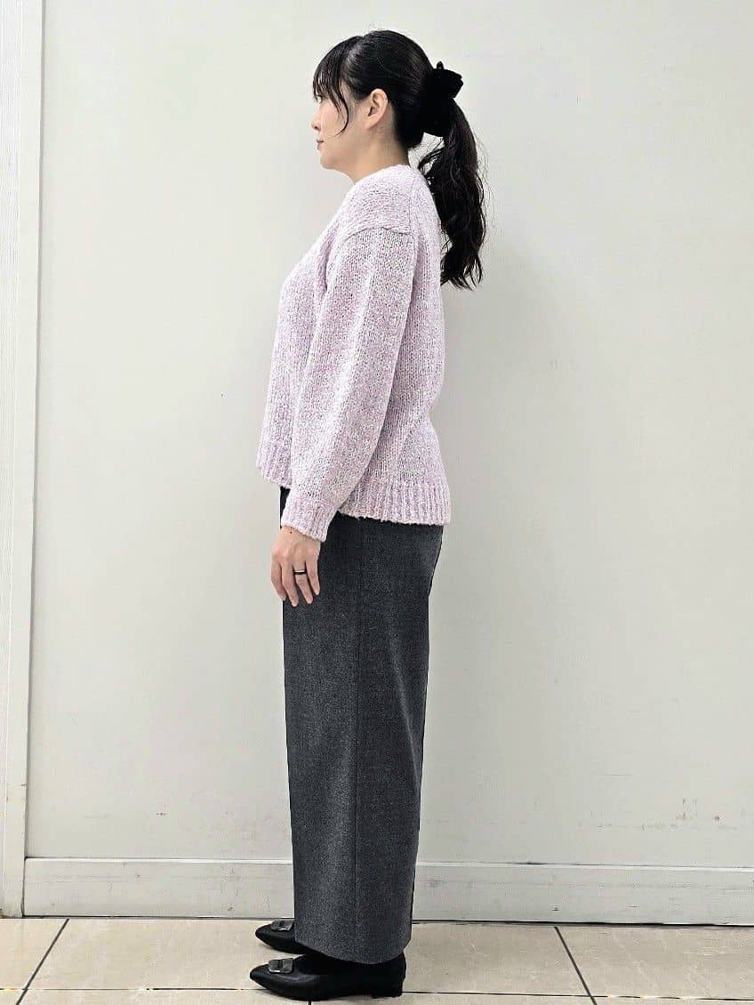 fkeさんの「Reflect｜【一枚で着映え◎／ゆったり着られるワンサイズ】スパンコール&times;ラメニット」を使ったコーディネート