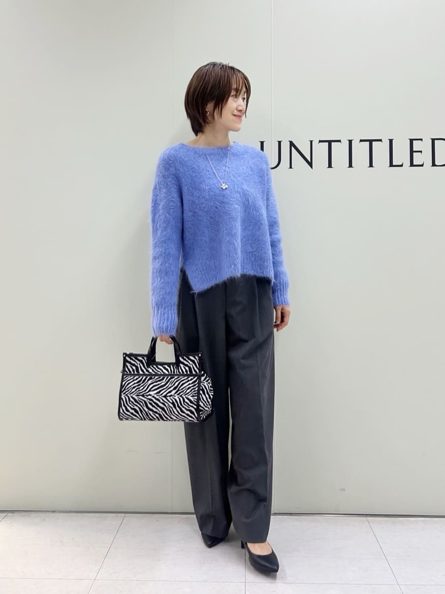 Mikiさんの「UNTITLED｜【ゆったり】アルパカ混シャギーニット」を使ったコーディネート