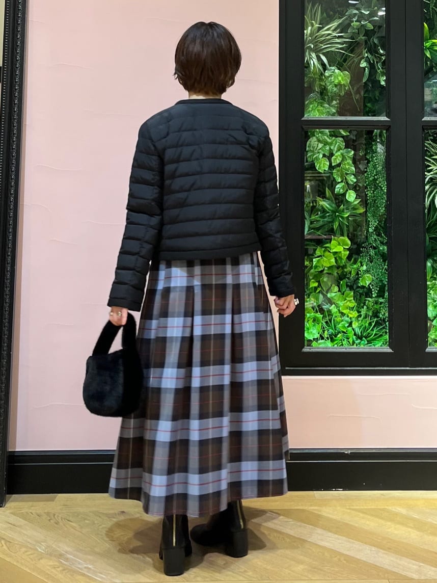 ogataさんの「DRESSTERIOR｜コンパクトフェイクファーバッグ」を使ったコーディネート