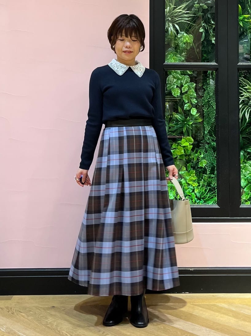 ogataさんの「DRESSTERIOR｜コンパクトフェイクファーバッグ」を使ったコーディネート