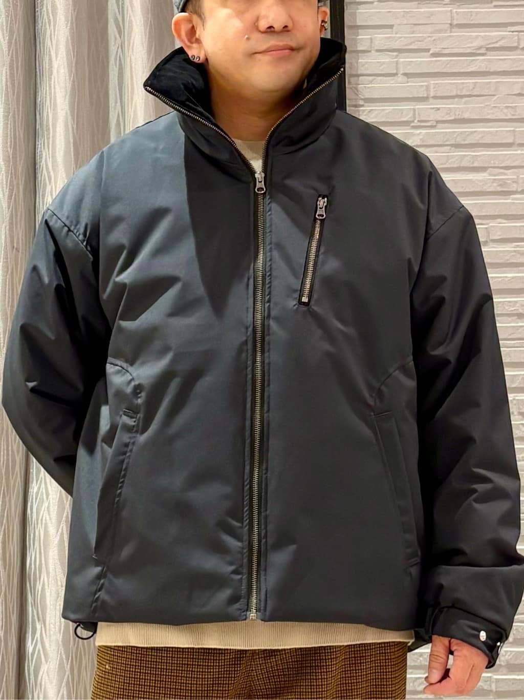 Pーyamaさんの「THE SHOP TK｜【ふんわり心地いい肌触り】　ダイヤ柄シャギーニット」を使ったコーディネート