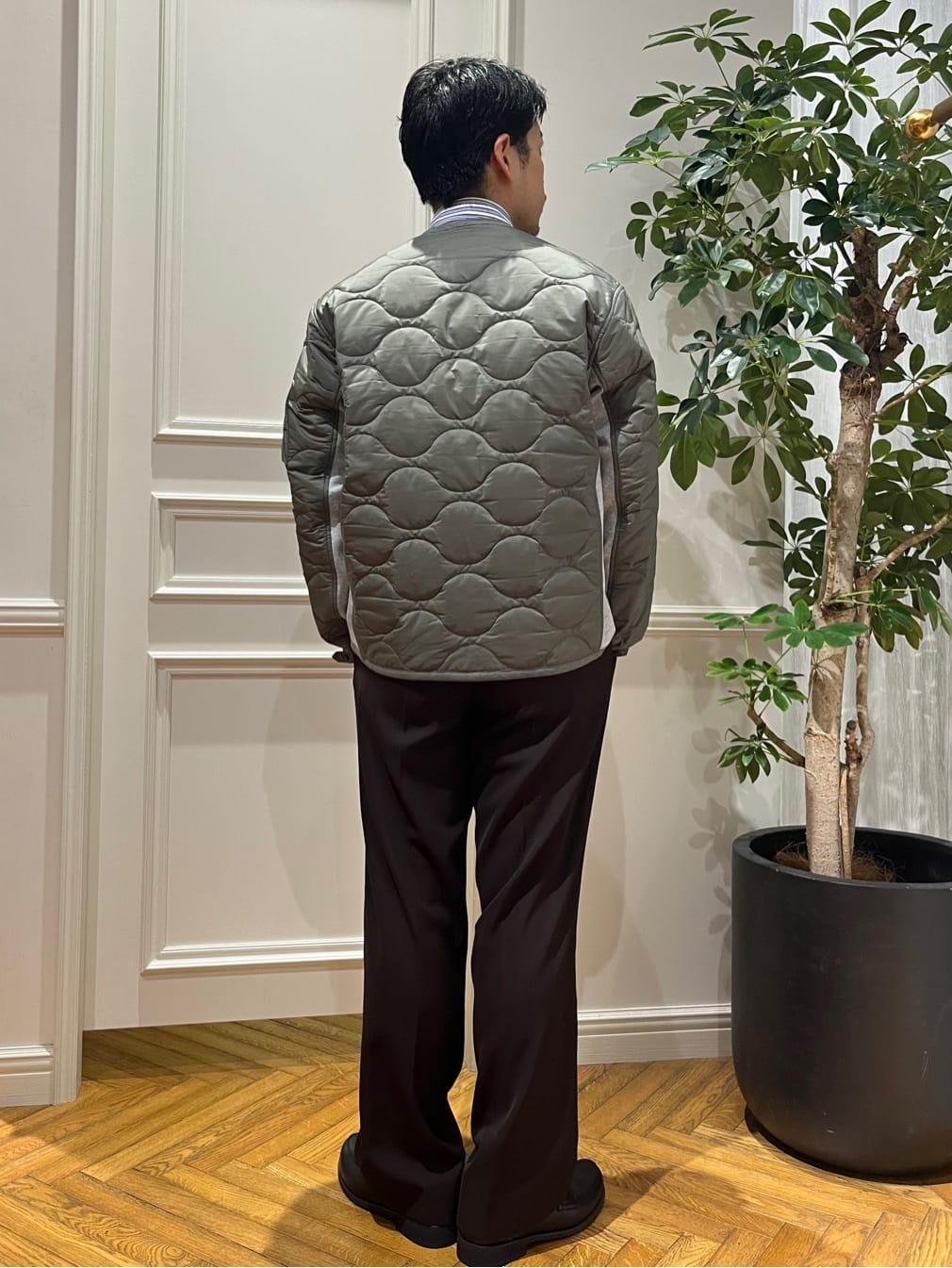 Tokuさんの「DRESSTERIOR｜◆キルティング ライナージャケット」を使ったコーディネート
