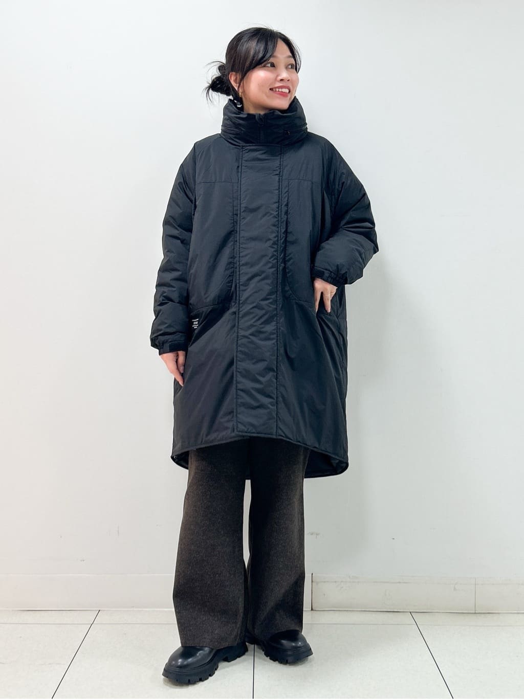 Kaiさんの「Dessin｜【洗える】クルーネックワイドニット」を使ったコーディネート