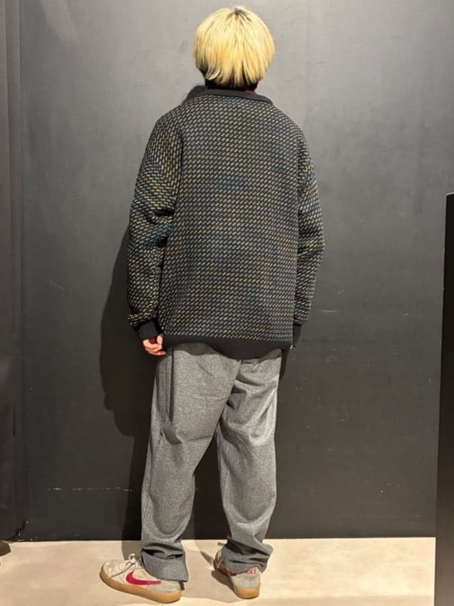 やまもとさんの「THE SHOP TK｜【ふんわり心地いい肌触り】　ダイヤ柄シャギーニット」を使ったコーディネート