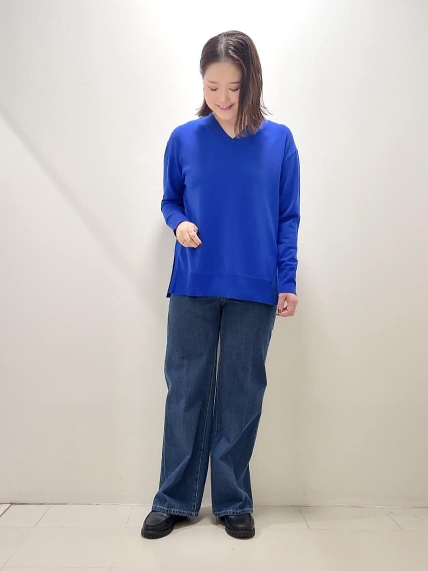 YUIさんの「UNTITLED｜【軽アウター/ミドル丈】ウールニットコーディガン」を使ったコーディネート