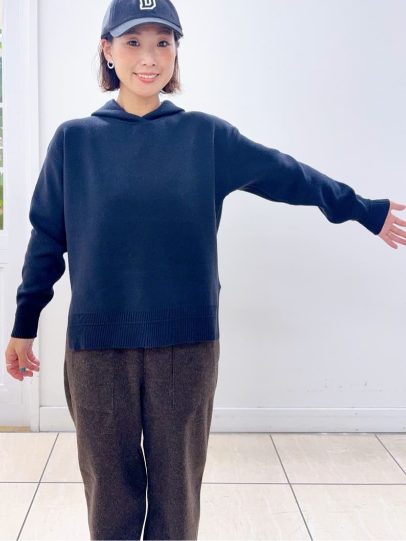 Osawaさんの「Dessin｜【洗える／体型カバー】ちょうどいいニットパーカ」を使ったコーディネート
