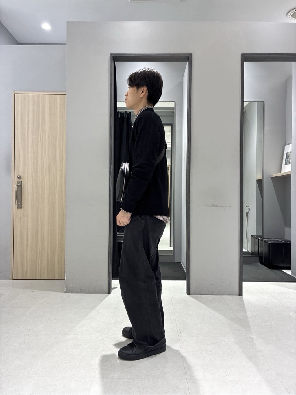 わいずみさんの「TAKEO KIKUCHI｜【None Of Stress】ストレッチ ダウンブルゾン」を使ったコーディネート