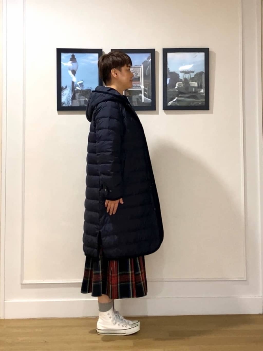 Hiroさんの「Dessin｜【撥水・2WAY】ミュラーダウンコートロング丈」を使ったコーディネート