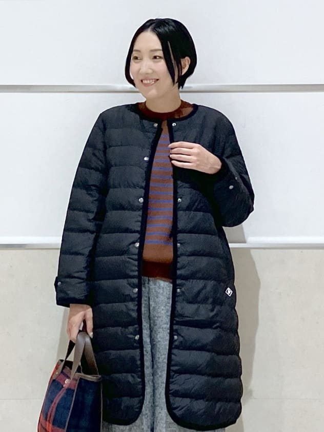 eriko さんの「Dessin｜【撥水・2WAY】ミュラーダウンコートロング丈」を使ったコーディネート
