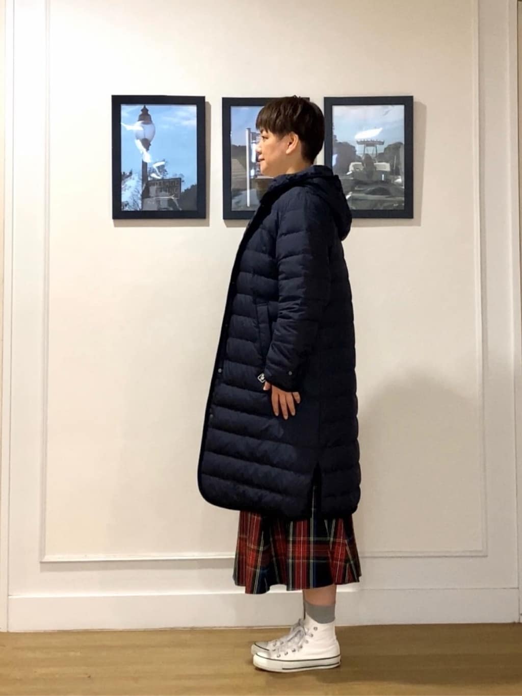 Hiroさんの「Dessin｜【撥水・2WAY】ミュラーダウンコートロング丈」を使ったコーディネート