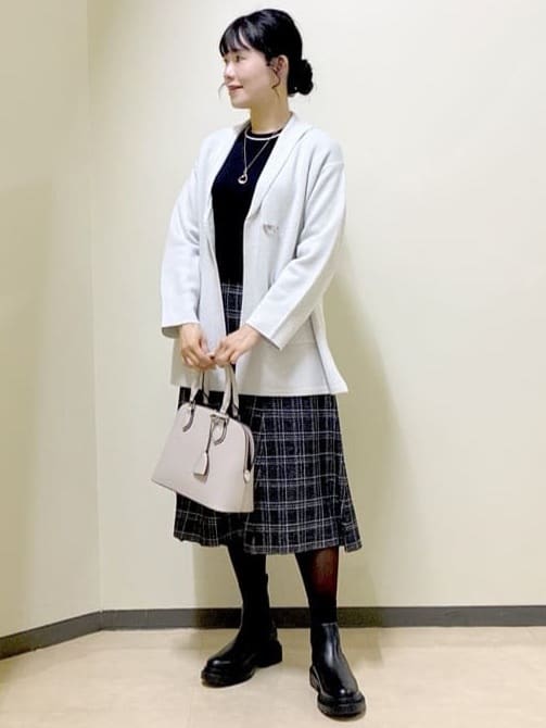  beni_gingerさんの「Reflect｜【ライトアウター／気軽な羽織に◎】オフボディカーディガン」を使ったコーディネート