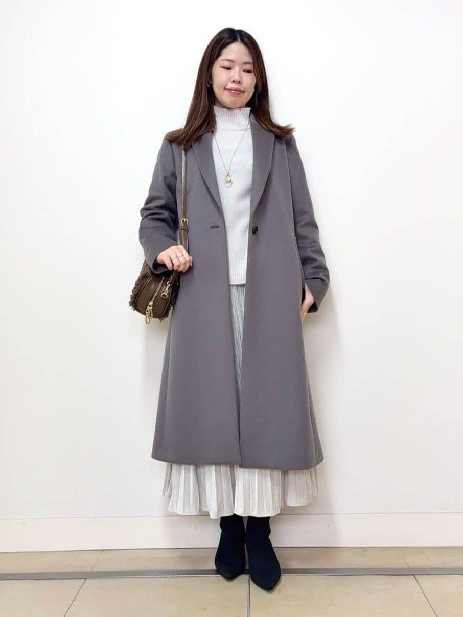 asamiさんの「UNTITLED｜【スタイリッシュ／オンオフ兼用】ウールチェスターコート」を使ったコーディネート