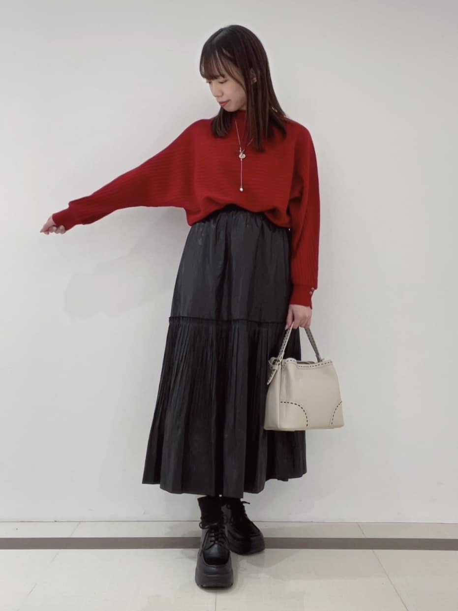 yukaさんの「Reflect｜【秋映え／ゆったり着られる◎】ドルマンシルエットニット」を使ったコーディネート