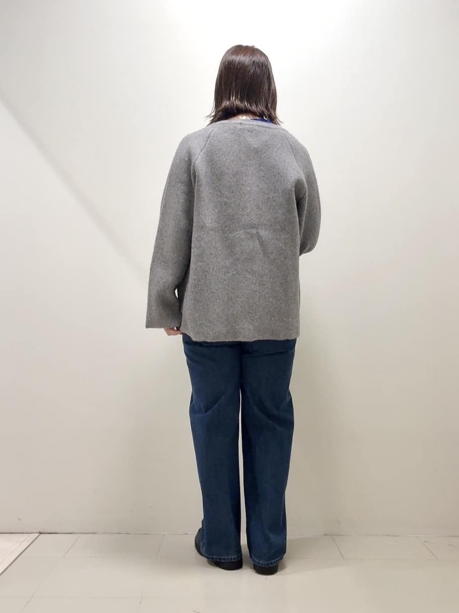 YUIさんの「UNTITLED｜【軽アウター/ミドル丈】ウールニットコーディガン」を使ったコーディネート