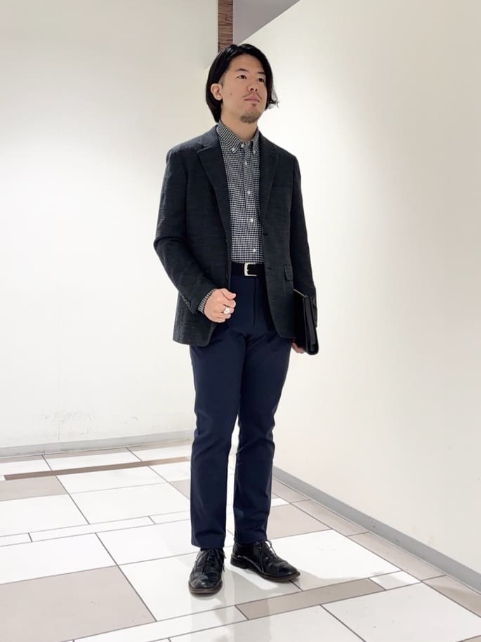 及川さんの「TAKEO KIKUCHI｜【Sサイズ～】ラッセルメッシュ ジャケット」を使ったコーディネート