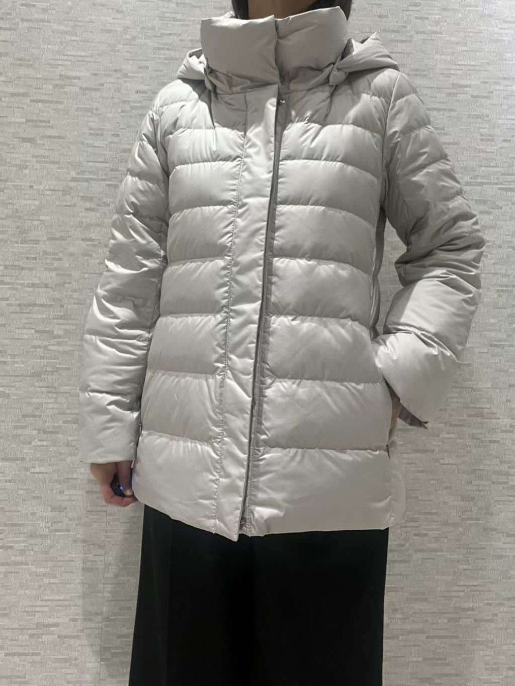 marikoさんの「Reflect｜【SS-4Lサイズ】フーデッドミドルダウンコート」を使ったコーディネート
