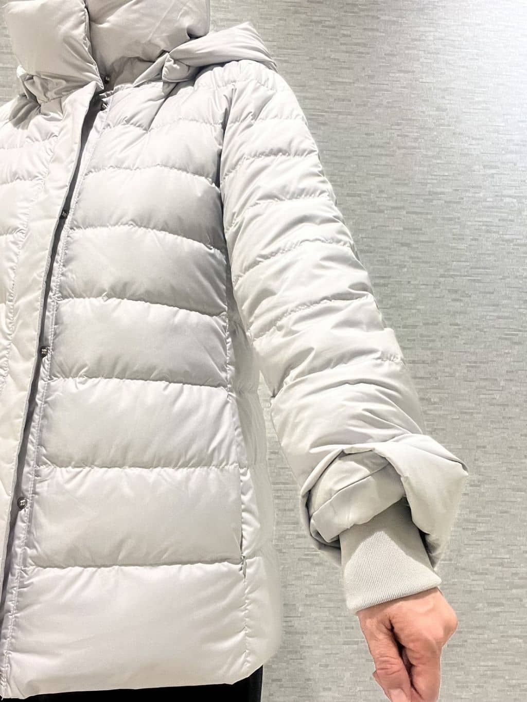 marikoさんの「Reflect｜【SS-4Lサイズ】フーデッドミドルダウンコート」を使ったコーディネート