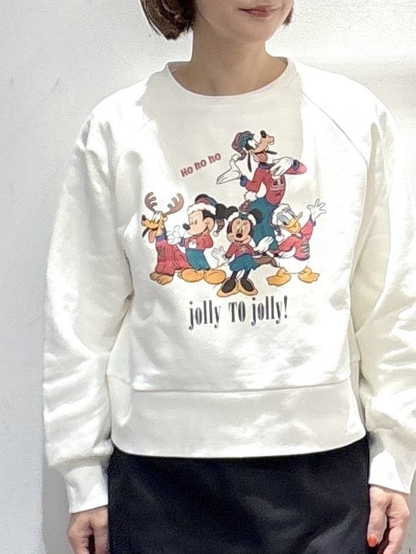 たけねぇさんの「OPAQUE.CLIP｜《Mickey Mouse》プリントアソートスウェット【洗濯機OK】」を使ったコーディネート