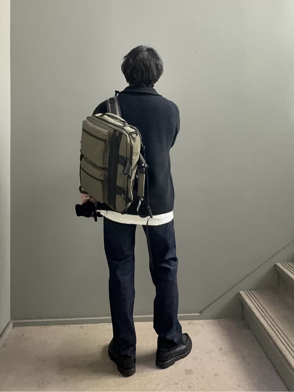 デザイナーTAKEman さんの「TAKEO KIKUCHI｜【モンスターストレッチ】日本製 ワンウォッシュ デニムパンツ」を使ったコーディネート