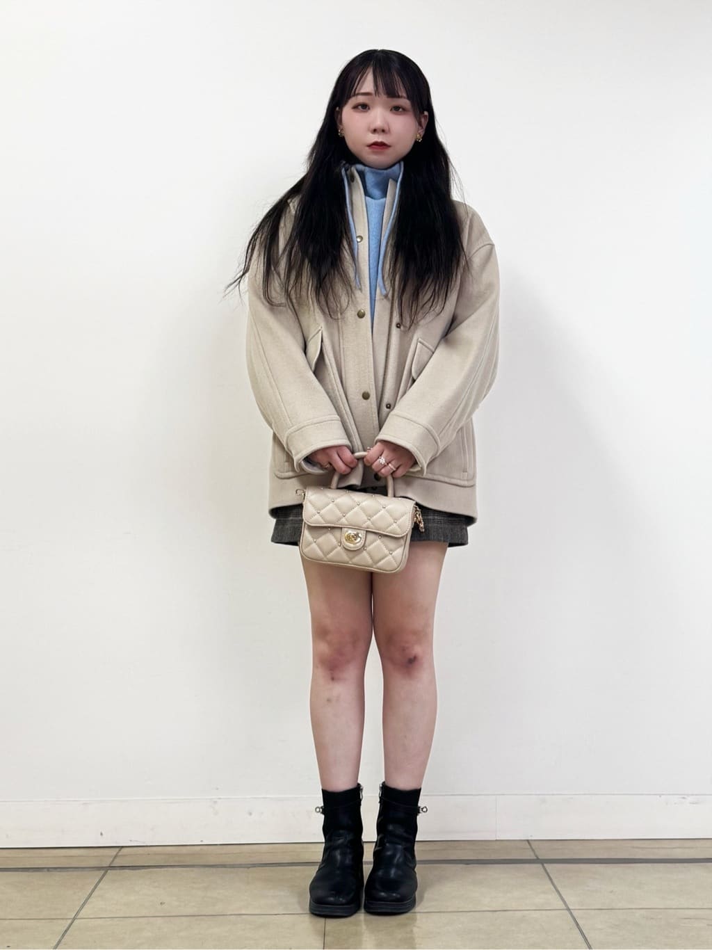 なかもとあきさんの「DRESSTERIOR｜ウールハンティングブルゾン」を使ったコーディネート