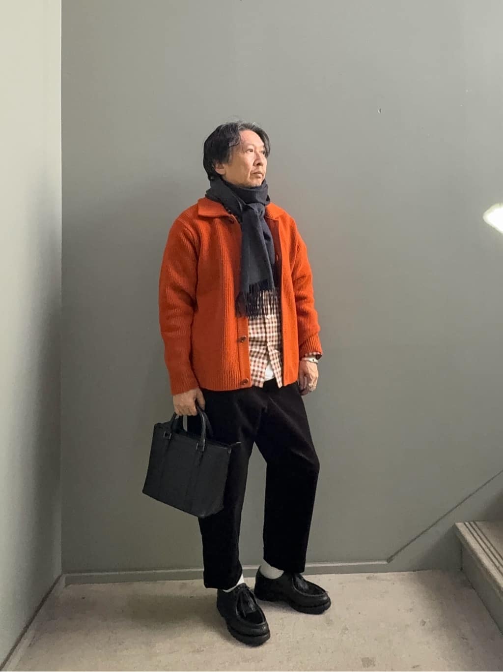 デザイナーTAKEman さんの「TAKEO KIKUCHI｜マルチギンガムチェック シャツ」を使ったコーディネート