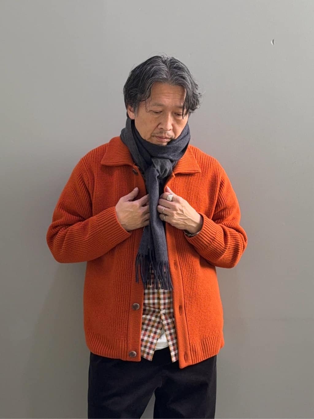 デザイナーTAKEman さんの「TAKEO KIKUCHI｜マルチギンガムチェック シャツ」を使ったコーディネート