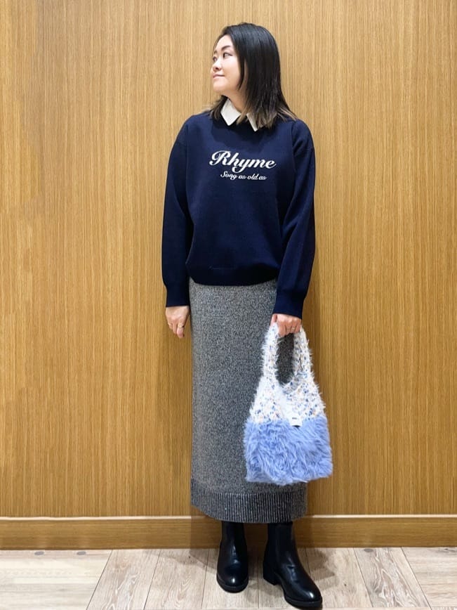 aさんの「OPAQUE.CLIP｜カシミヤブレンドウールミドルピーコート」を使ったコーディネート