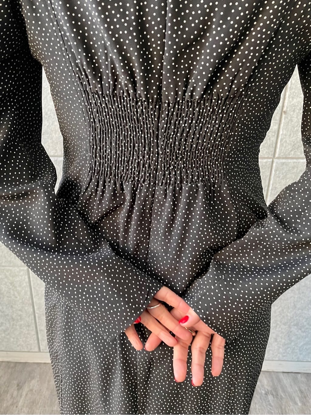kanakoさんの「CODE A｜femi dot dress」を使ったコーディネート