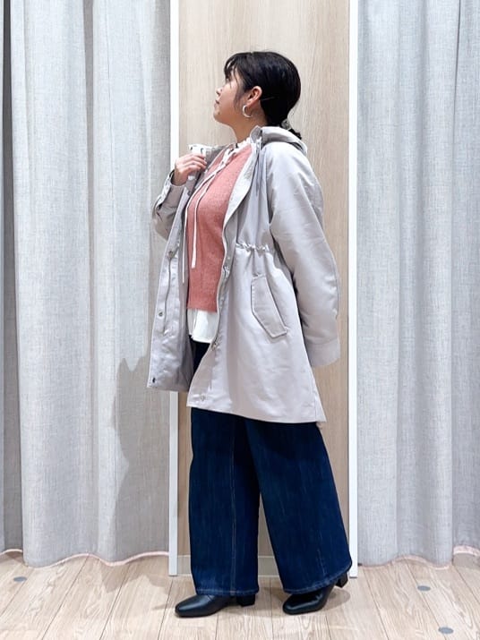 naoさんの「grove｜最終お値下げ！！【名品アウター/3WAY・はっ水】ボアライナー付きモッズコート」を使ったコーディネート