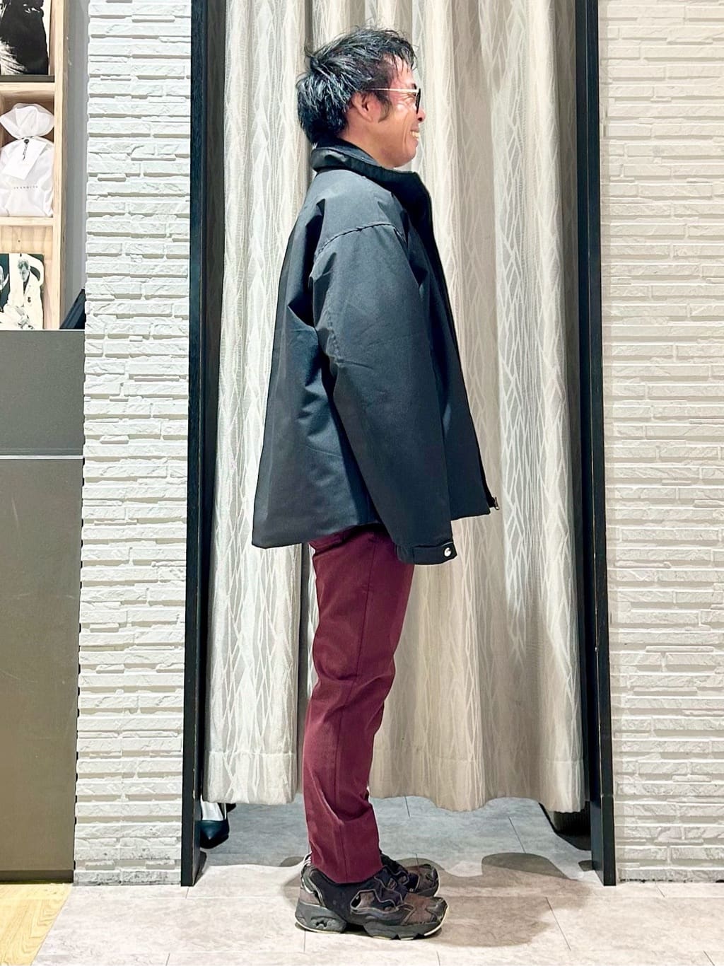 KENJI Iさんの「THE SHOP TK｜【心地良い、滑らかさ】レイヤード風ケーブル ニットソー 【洗濯機OK】」を使ったコーディネート