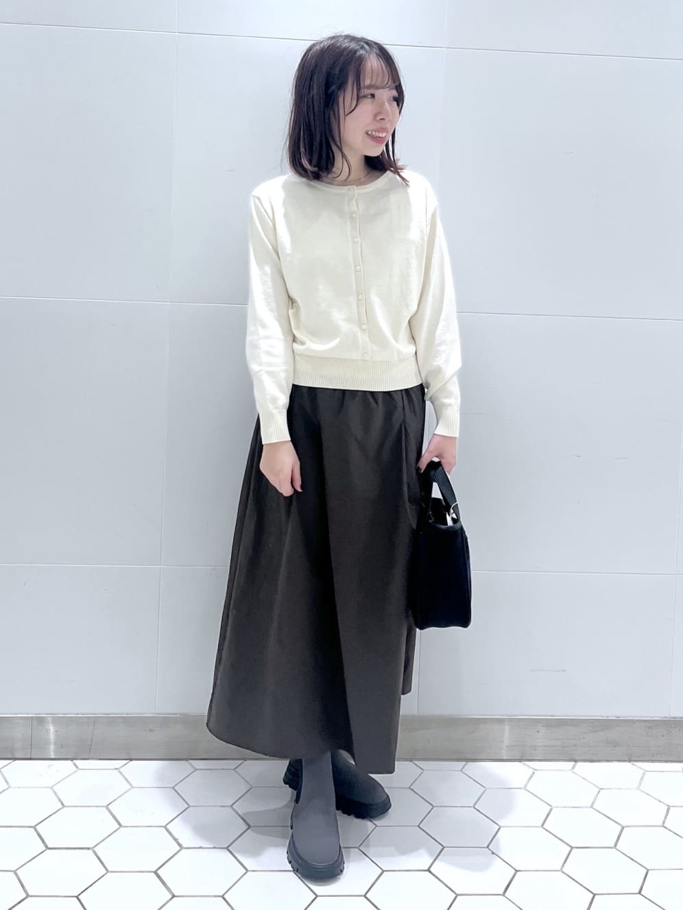 Makinoさんの「Dessin｜【1枚着/2WAY】ドッキングワンピース」を使ったコーディネート