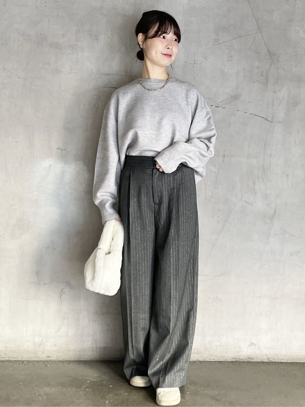 tomokoさんの「OPAQUE.CLIP｜カシミヤブレンドウールチェスターコート」を使ったコーディネート