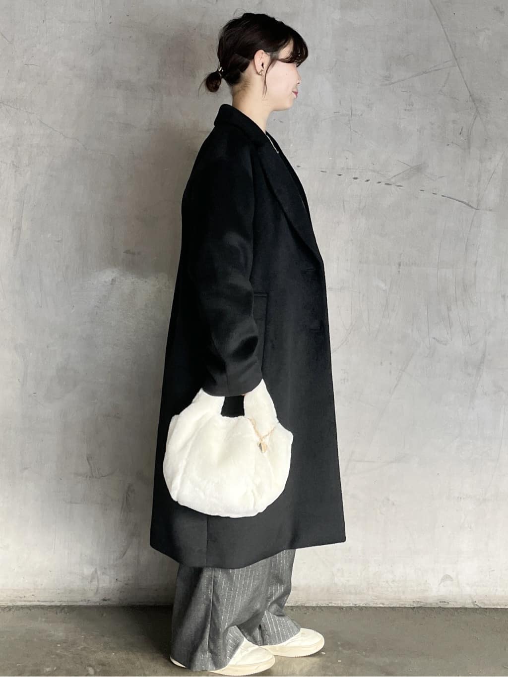 tomokoさんの「OPAQUE.CLIP｜カシミヤブレンドウールチェスターコート」を使ったコーディネート