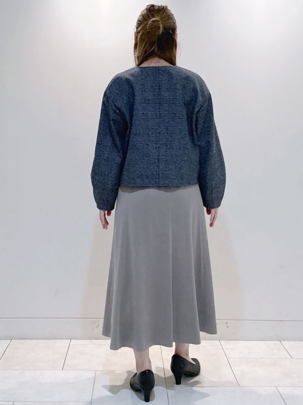 S&auml;K&iuml;さんの「Reflect｜【着映え◎／アームホールゆったり】グレンチェックジャコット」を使ったコーディネート