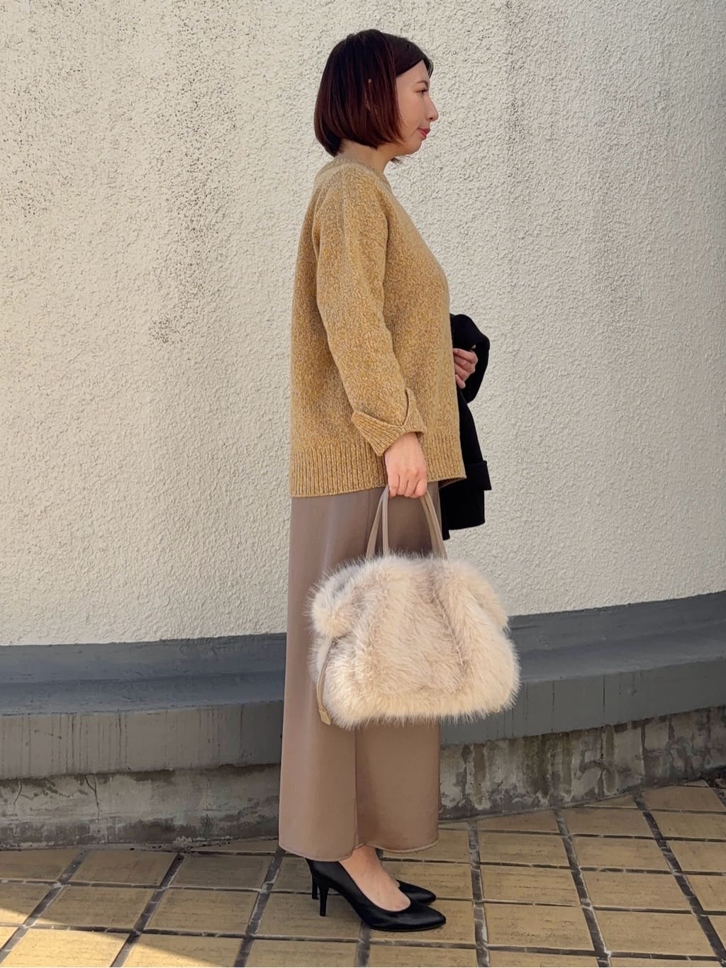 MIKIKOさんの「UNTITLED｜【ミディ丈/軽やか】セミラグランリバー コート」を使ったコーディネート
