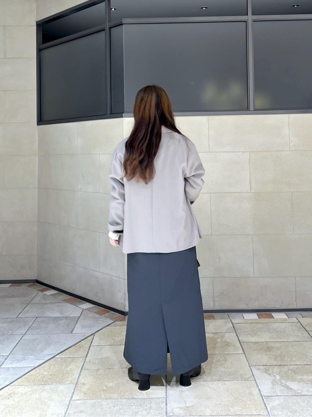 よねさんの「INDIVI｜【再入荷】パネルストレッチショートブーツ」を使ったコーディネート