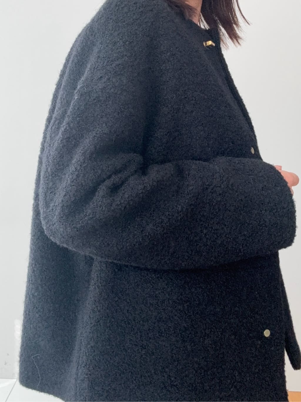BUNさんの「DRESSTERIOR｜◆ループヤーンショートジャケット」を使ったコーディネート