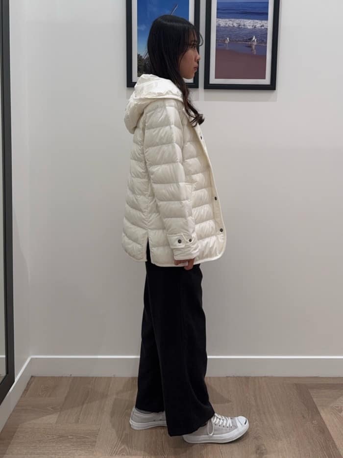 NOZOMIさんの「Dessin｜【撥水・2WAY】ミュラーダウンコートミドル丈」を使ったコーディネート