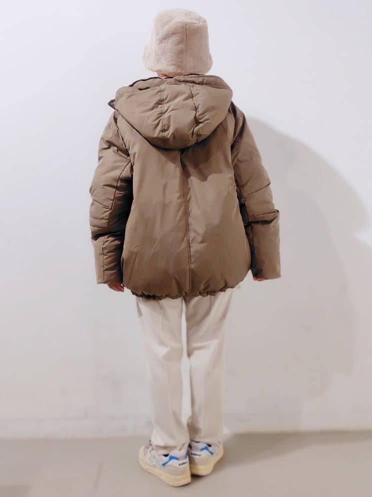 kodamaさんの「THE SHOP TK｜【ぎゅっとされているような暖かさ】撥水中綿ブルゾン」を使ったコーディネート