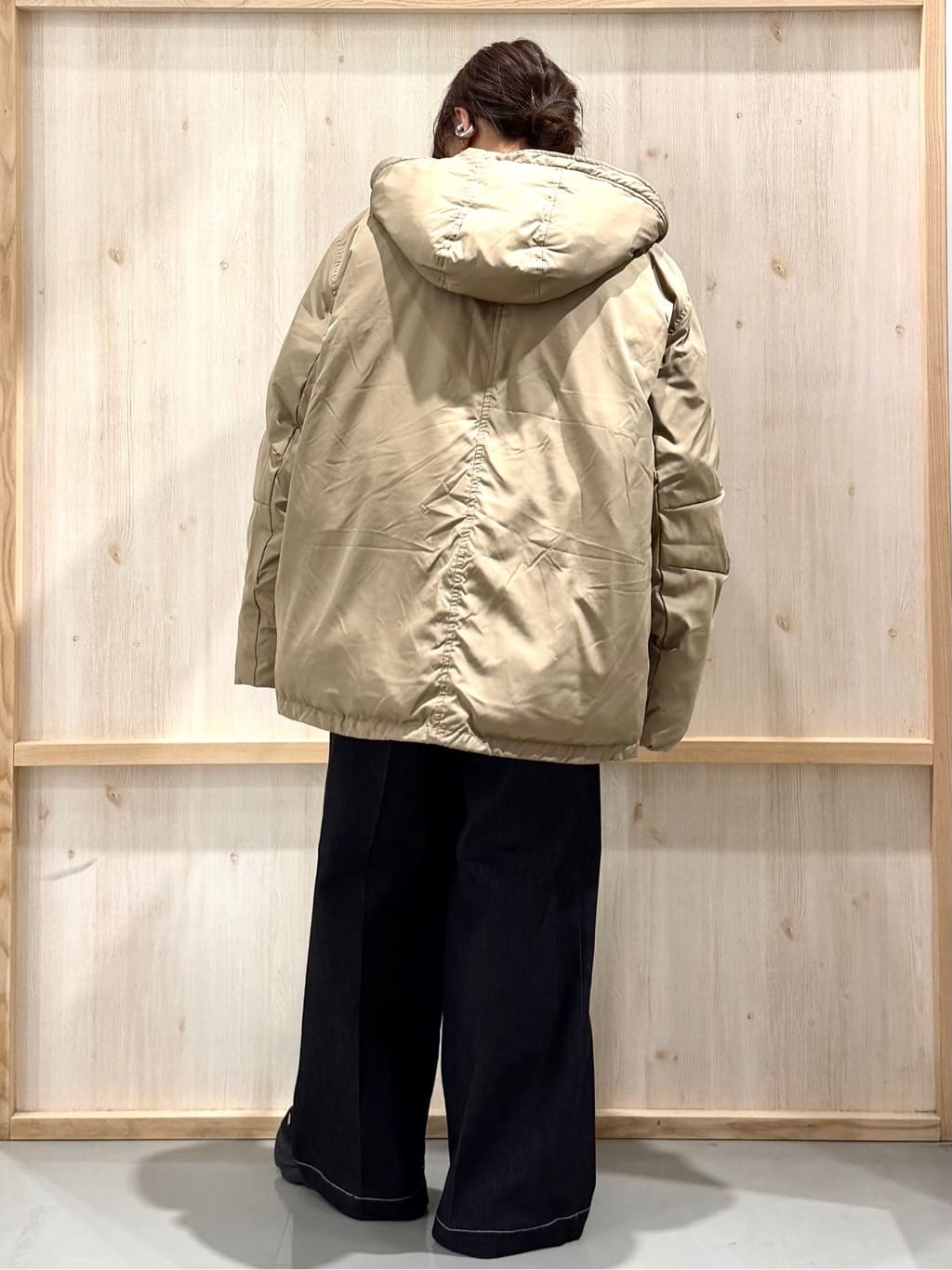 nanaさんの「THE SHOP TK｜【ぎゅっとされているような暖かさ】撥水中綿ブルゾン」を使ったコーディネート