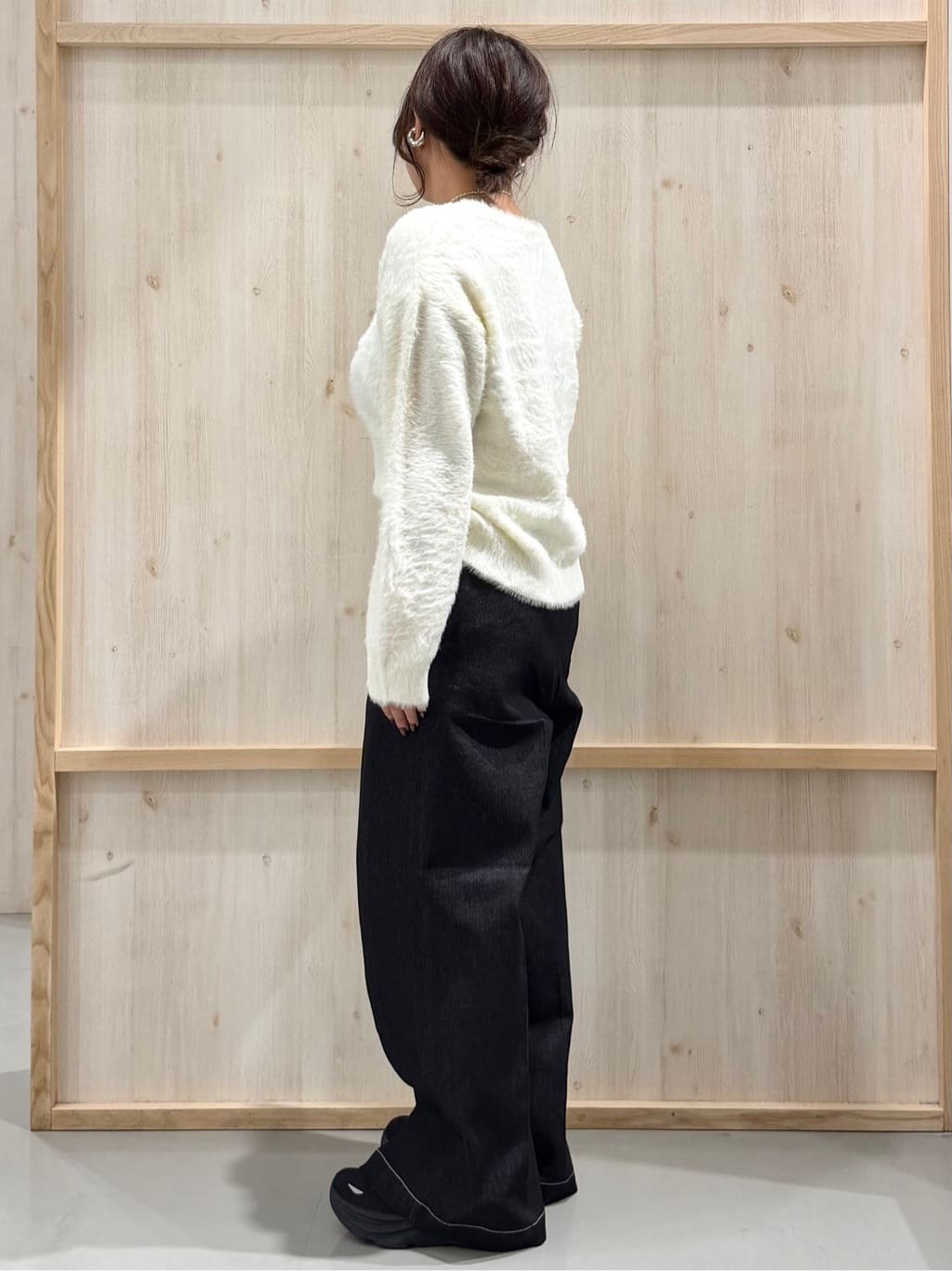 nanaさんの「THE SHOP TK｜【ぎゅっとされているような暖かさ】撥水中綿ブルゾン」を使ったコーディネート