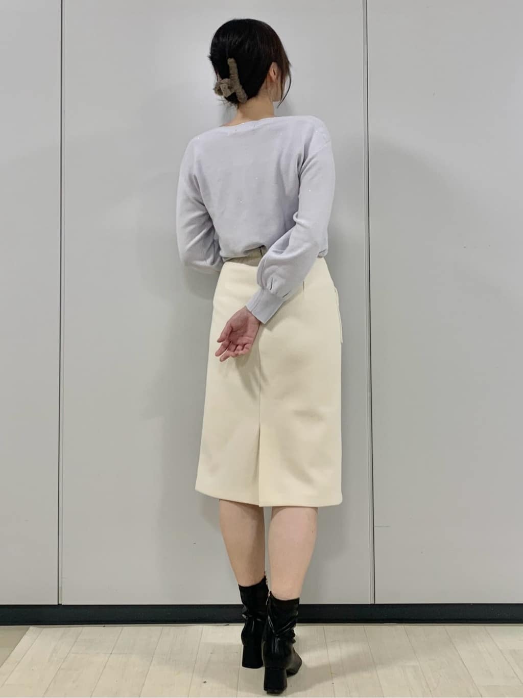 kasumiさんの「index｜ベルト付ビッグカラーミドルコート」を使ったコーディネート