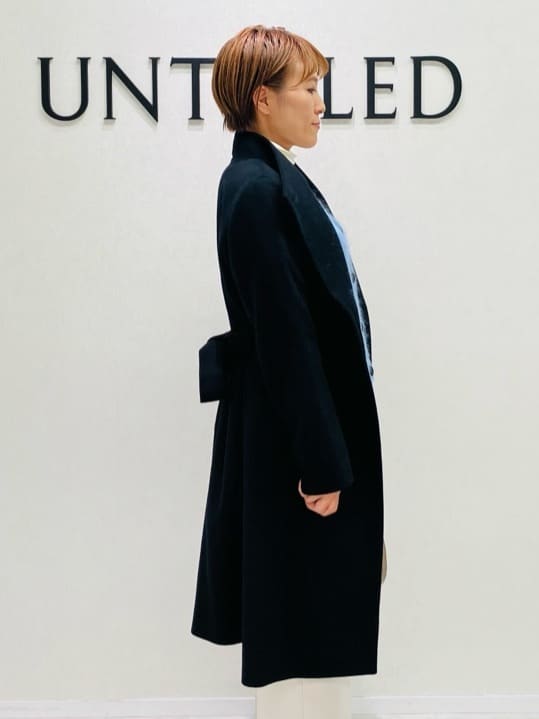 yukiさんの「UNTITLED｜【きれいめ/スタイリッシュ】2WAYスタンドカラーロングコート」を使ったコーディネート
