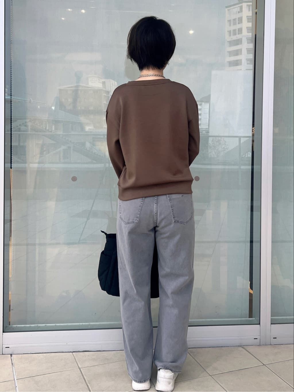 yo-koさんの「OPAQUE.CLIP｜フリルドッキングトップス【洗濯機OK】」を使ったコーディネート