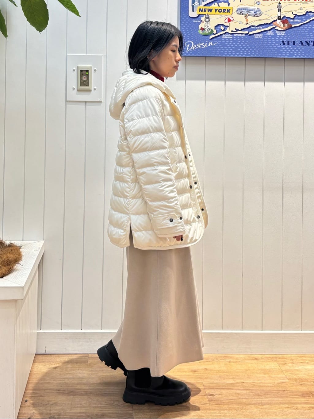 OKADAさんの「Dessin｜【撥水・2WAY】ミュラーダウンコートミドル丈」を使ったコーディネート