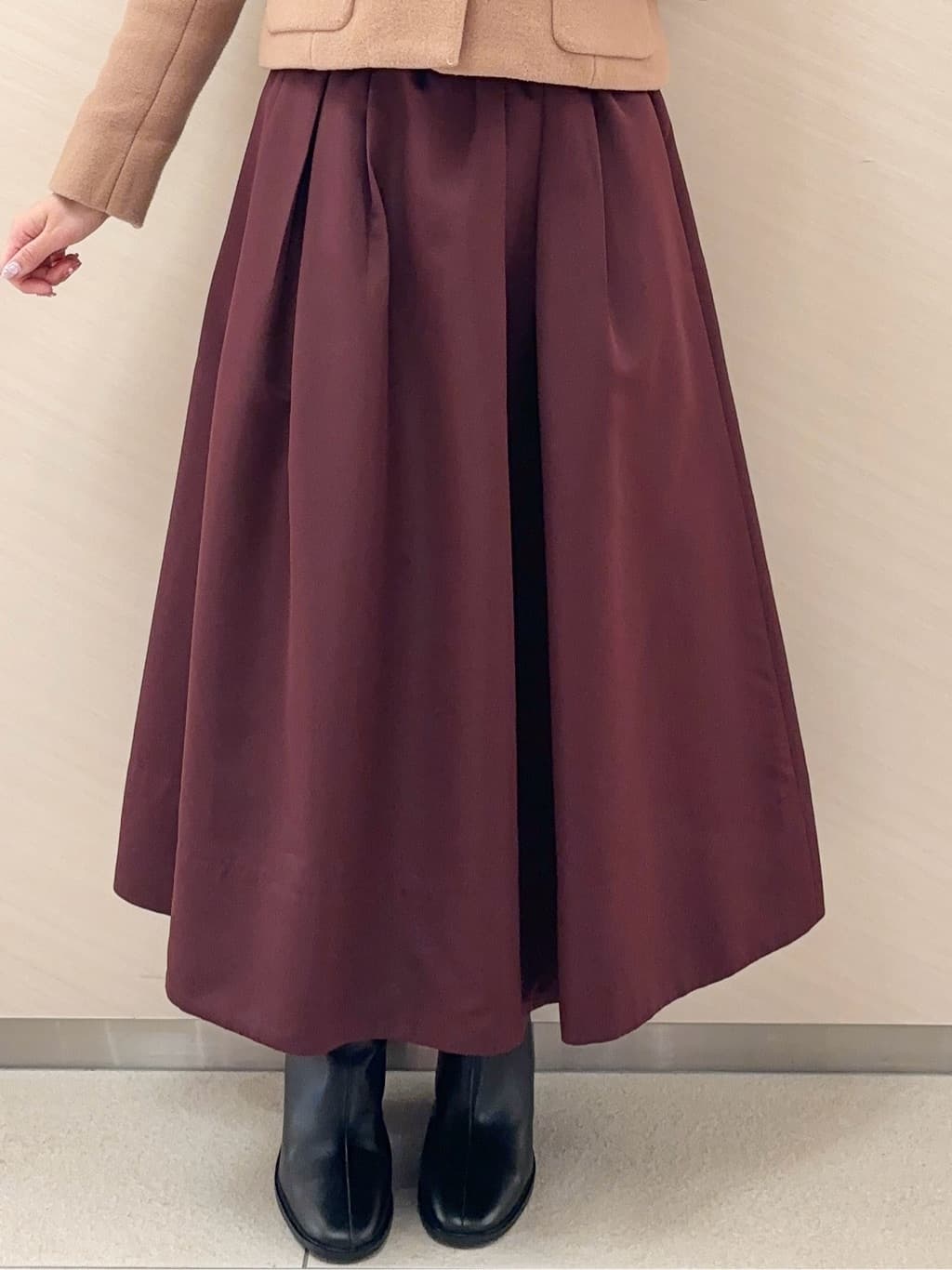 Rinaさんの「DRESSTERIOR｜2WAYレースカラーニット」を使ったコーディネート